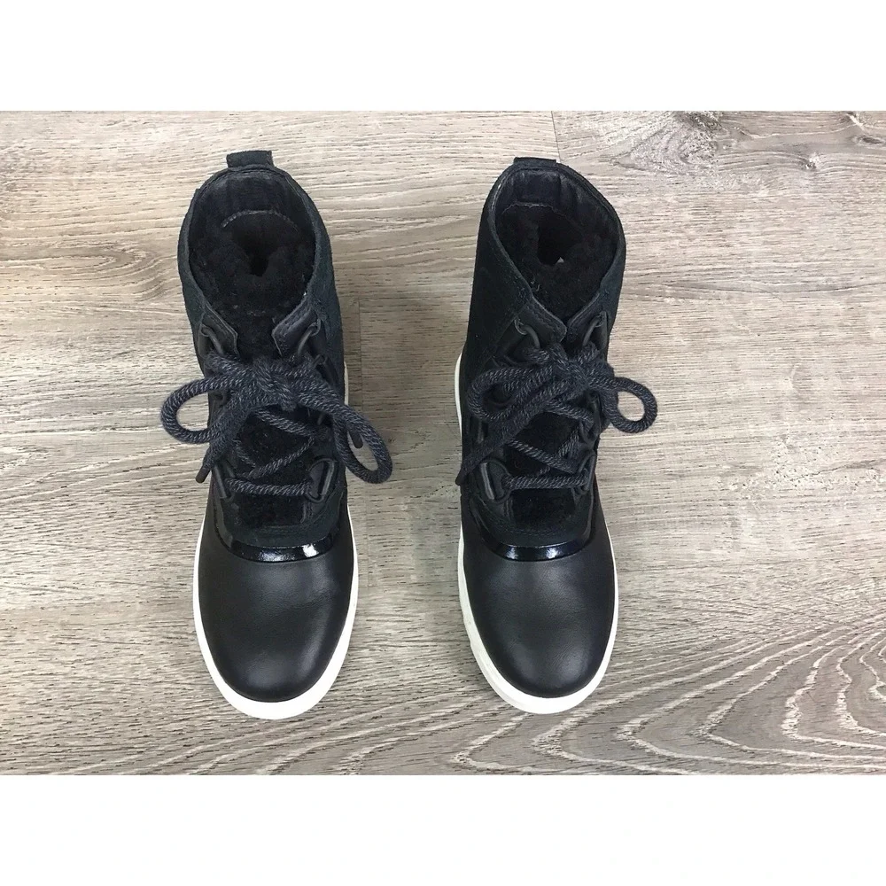 Sorel Joan Of Arctic Next Lite NL3926-010 Womens Size 6 Snow Boots Black Boot